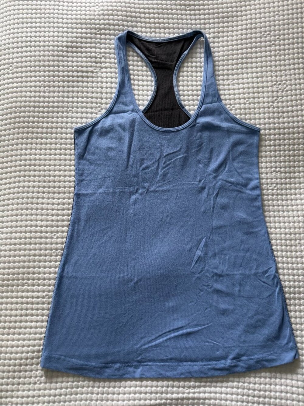 Cool Racerback - Cornflower/soot